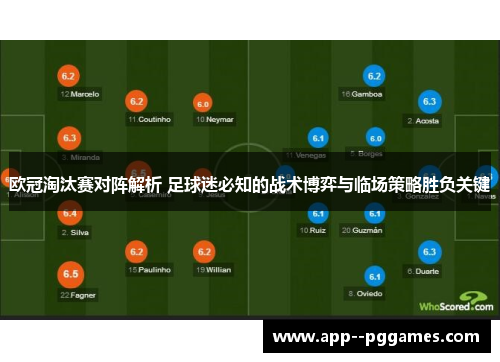 欧冠淘汰赛对阵解析 足球迷必知的战术博弈与临场策略胜负关键